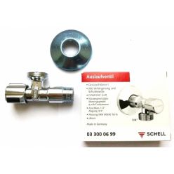 Угловой вентиль Schell Comfort 1/2х3/4, 033000699