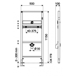 Инсталляция для писсуара SCHELL MONTUS 030900099