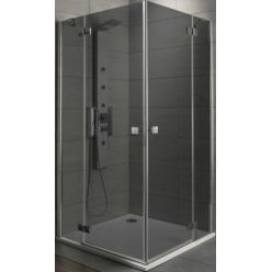 Душевой уголок Radaway Almatea KDD 100L×80R (32180-01-05N) графитовое стекло