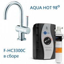 Смеситель InSinkErator F-HC3300С с одной ручкой (для горячей и холодной воды),  хром глянец, 44320