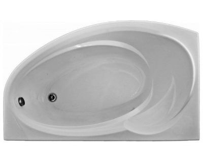 Акриловая ванна BAS Фэнтази 150х88 левая/правая на каркасе с сифоном, В 00040/В 00041