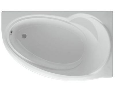 Акриловая ванна BAS Флорида 160х88 правая на каркасе с сифоном