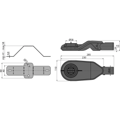 Экстра низкий сифон DN40 и комплект регулируемых ног AlcaPlast APZ-S6