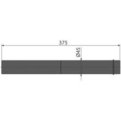 Удлинительная часть для подвода воды к унитазу для людей с ограниченной физической активностью AlcaPlast M147