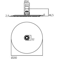 Комплект для душа с термостатом Ideal Standard CERATHERM 100 6 в 1 BD006XC для скрытого монтажа	