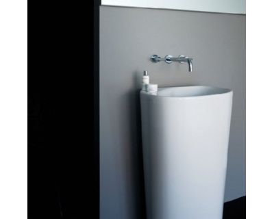 Раковина Laufen Palomba 52,5x43,5 напольная с креплением к стене, без отв. для смесителя 8.1180.4.000.109.1