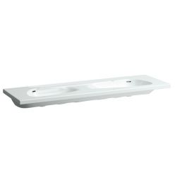 Умывальник двойной Laufen Palomba 160x50, 8.1480.9.000.109.1, без отв. для смесителя