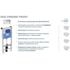 Система инсталляции для унитазов Ideal Standard Prosys Frame 120 M R020467	