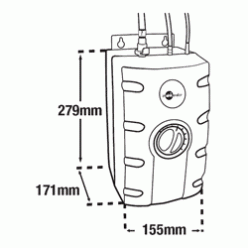 Смеситель InSinkErator F-HC1100BR, матовая сталь, 44318B