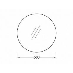 Зеркало с подсветкой 50 см Jacob Delafon EB1450-NF 