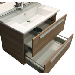 Тумба под умывальник Jacob Delafon STRUKTURA 80 см белая EB1277-N18