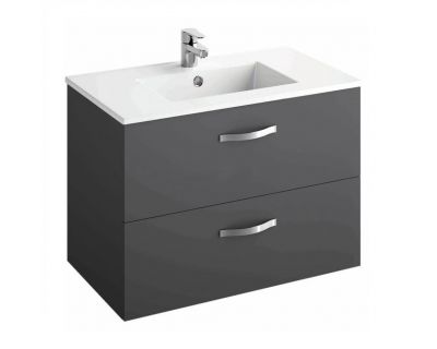 Тумба под умывальник Jacob Delafon Ola серый антрацит 80 см EB391RU-N14