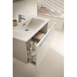 Тумба под умывальник Jacob Delafon Struktura белая 80 см EB1285-N18