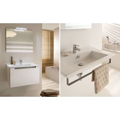 Тумба под умывальник Jacob Delafon Struktura белая 80 см EB1285-N18