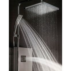 Ручной душ Jacob Delafon EO E3877-CP большая лейка 77 форсунок