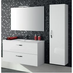 Подвесной шкаф-пенал  Jacob Delafon Ola белый 35x140 см EB396-J5