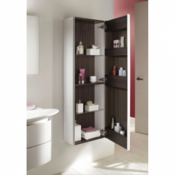 Шкаф-пенал Jacob Delafon Presqu'ile EB1115G-N21 50 см, шарниры слева, серый титан лак