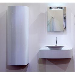 Шкаф-пенал Jacob Delafon Presqu'ile EB1115G-N21 50 см, шарниры слева, серый титан лак
