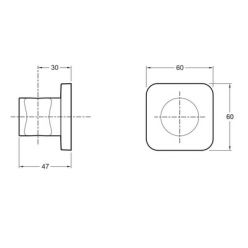 Держатель для ручного душа Jacob Delafon Modulo 8464D-CP