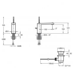 Смеситель для раковины Jacob Delafon Composed E73158-CP