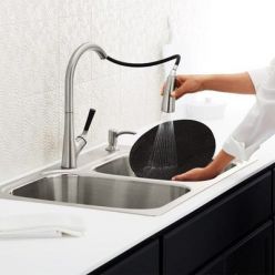 Смеситель для кухни Jacob Delafon Malleco E562-CP с вытяжным изливом