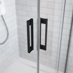 Душевой уголок Radaway Idea BLACK KDJ 100x100 см (387040-54-01R+387052-54-01L)