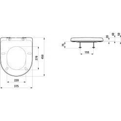 Сиденье с крышкой для унитаза LAUFEN PRO 8939580000001, Soft Close