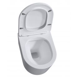 Инсталляция AlcaPlast AM101/1120 + клавиша смыва M570 (белая) + унитаз подвесной Roxen Simple