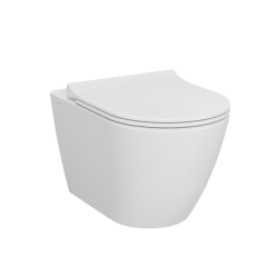 Унитаз подвесной VitrA Sanibelle SmoothFlush с сидением 7551B003-0075+801-003-019