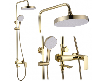 Душевая система Rea Veneta gold P7842 золото