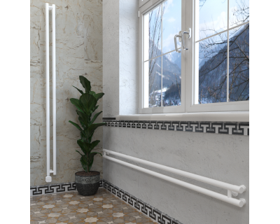 Дизайн-радиатор отопления Stinox Minori Design 10x180 белый матовый