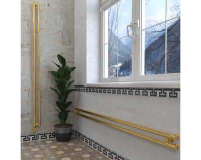 Дизайн-радиатор отопления Stinox Minori Design 10x180 золото сатин