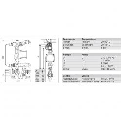 TECEfloor 77450000 Насосно-смесительный узел для поверхностного отопления 