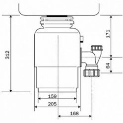 Измельчитель отходов InSinkErator Evolution 100-2B