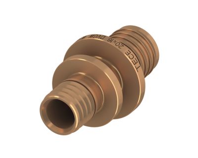 TECEflex 706604 Соединение труба-труба, бронза 25 х 16 редукционное