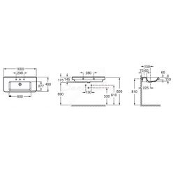 Умывальник Roca Dama-N 85x46 327781000