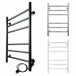 Полотенцесушитель электрический Ростела Свирель V 500х800 правый BL