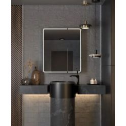 Зеркало-шкаф Axus Glory 80x80, с подсветкой, сенсор