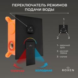 Душевая система скрытого монтажа Roxen Caspia 50016000-B 