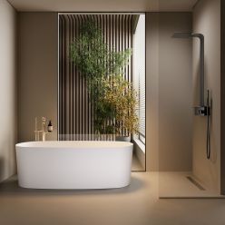 Ванна из искусственного камня Roxen Emmy 170x78