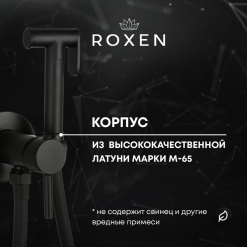 Смеситель встраиваемый c гигиеническим душем Roxen Santi 500940-B