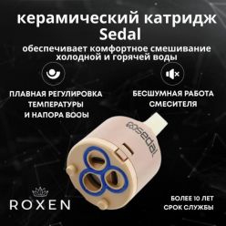 Гигиенический душ с лейкой Roxen Caspia 50096000-BN