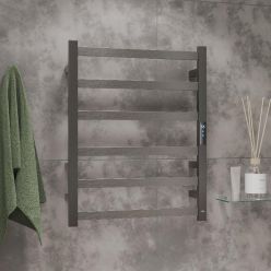 Полотенцесушитель Roxen Plaza 50x63 электрический, оружейная сталь