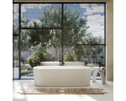 Ванна из искусственного камня ABBER Stein AS9614 белая матовая