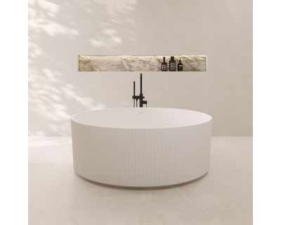 Ванна из искусственного камня ABBER Stein AS9679 белая матовая