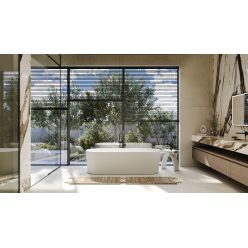 Ванна из искусственного камня ABBER Stein AS9614 белая матовая