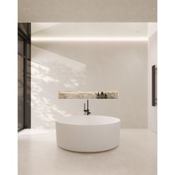 Ванна из искусственного камня ABBER Stein AS9679 белая матовая