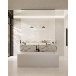 Ванна из искусственного камня ABBER Stein AS9642-1.8 белая матовая