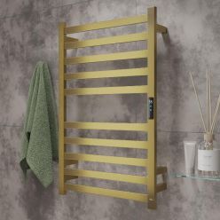 Полотенцесушитель Roxen Plaza 50x79 электрический, золото брашир