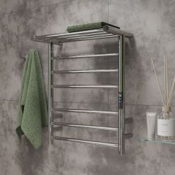 Полотенцесушитель Roxen Polly 50x62 электрический с полкой, хром